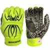 2022 Spiderz Hybrid Batting Gloves: Neon Yellow/Black -Outlet Fielding Gloves Store 2020SPIDERZHYBRID NEONYELLOW BLACK
