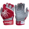 2022 Spiderz PRO Model Batting Gloves: Red/White -Outlet Fielding Gloves Store 2022SpiderzPRO Red White