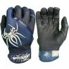 2023 Spiderz Pro Model Batting Gloves: Navy Blue/White 2 2023 Spiderz Pro Model Batting Gloves: Navy Blue/White -Outlet Fielding Gloves Store 2023SpiderzProModelBattingGloves Navy White Title