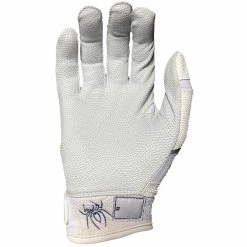 2023 Spiderz Pro Model Batting Gloves: White/Black/Silver 7 2023 Spiderz Pro Model Batting Gloves: White/Black/Silver -Outlet Fielding Gloves Store 2023SpiderzProModelBattingGloves White 2