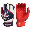 2023 Spiderz Pro Model Batting Gloves: White/Red/Navy -Outlet Fielding Gloves Store 2023SpiderzProModelBattingGloves White Red Navy Title