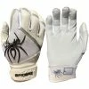 2023 Spiderz Pro Model Batting Gloves: White/Black/Silver 1 2023 Spiderz Pro Model Batting Gloves: White/Black/Silver -Outlet Fielding Gloves Store 2023SpiderzProModelBattingGloves White Title