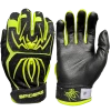 2022 Spiderz ENDITE Batting Gloves: Black And Neon Yellow 1 2022 Spiderz ENDITE Batting Gloves: Black And Neon Yellow -Outlet Fielding Gloves Store 22EnditeBlackNeonYellow