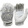 2022 Spiderz ENDITE Batting Gloves: Grey And White -Outlet Fielding Gloves Store 22EnditeGrayWhite