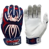 2022 Spiderz ENDITE Batting Gloves: Navy Blue/Red/White -Outlet Fielding Gloves Store 22EnditeNavyBlueRedWhite