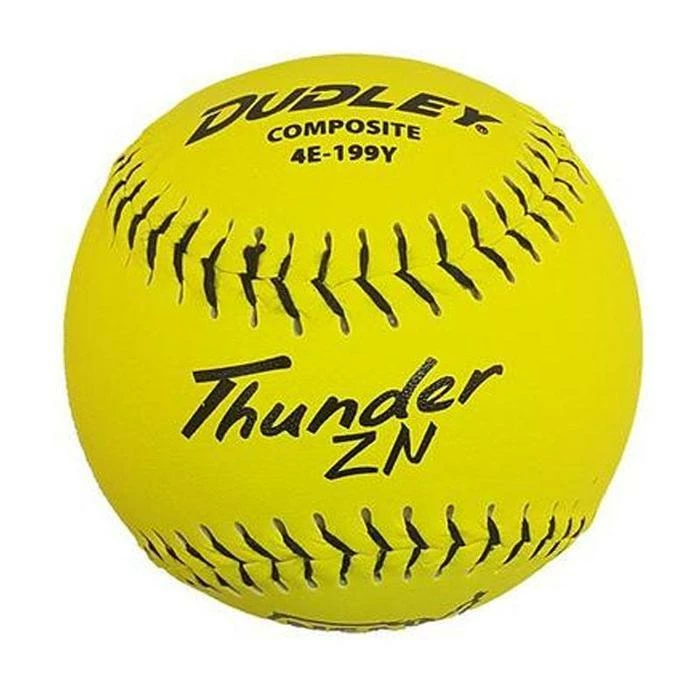 Dudley Thunder ZN HYCON ICON NSA 12" Slowpitch Softballs (DOZEN): 4E199Y 3 Dudley Thunder ZN HYCON ICON NSA 12" Slowpitch Softballs (DOZEN): 4E199Y
