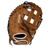 Wilson Aura A900 33" Fastpitch Catcher's Mitt : WTA09RF20FPCM -Outlet Fielding Gloves Store A09RF20CM 0 Aura FP Catchers Mitt 33 BritishTan White Back