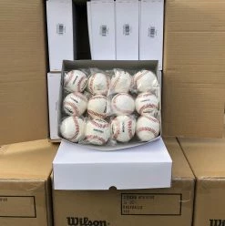 Wilson A1010S Blem Baseballs: One Case (10 Dozen) 7 Wilson A1010S Blem Baseballs: One Case (10 Dozen) -Outlet Fielding Gloves Store A1010s Box
