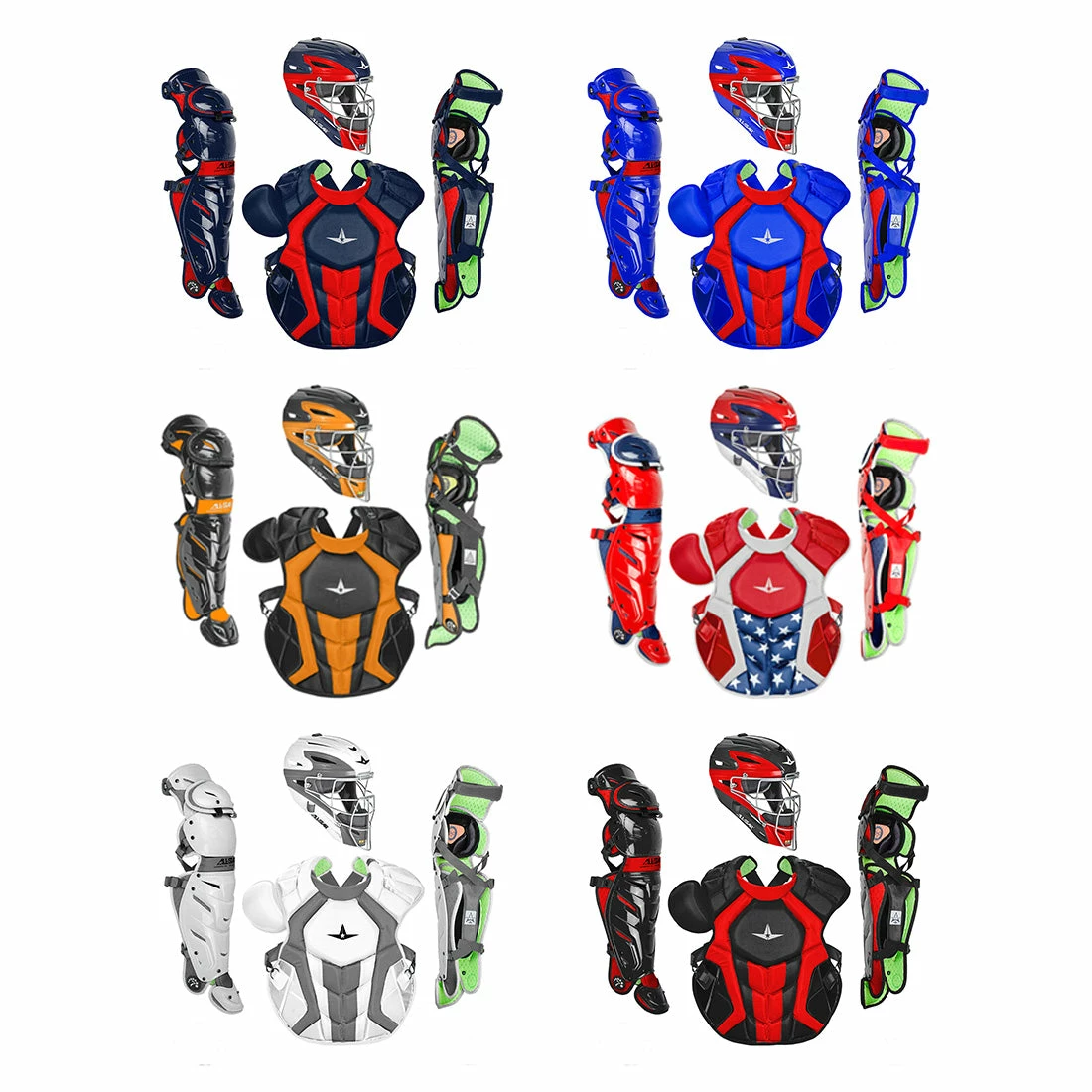 All-Star S7 AXIS (Adult) Two Tone Catcher's Kit NOCSAE APPROVED: CKCCPRO1X-TT 3 All-Star S7 AXIS (Adult) Two Tone Catcher's Kit NOCSAE APPROVED: CKCCPRO1X-TT