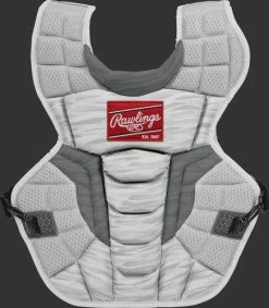 Rawlings Youth White/Silver VELO 2.0 Catcher's Gear Box Set: CSV2Y-W/SIL 10 Rawlings Youth White/Silver VELO 2.0 Catcher's Gear Box Set: CSV2Y-W/SIL -Outlet Fielding Gloves Store CSV2A W SIL ChestProtector