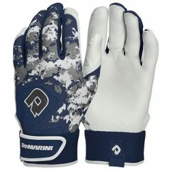 DeMarini Adult Digi Camo II Batting Gloves: WTD6113 -Outlet Fielding Gloves Store DeMarini Navy Batting Gloves WTD6113NA