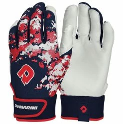 DeMarini Adult Digi Camo II Batting Gloves: WTD6113 -Outlet Fielding Gloves Store DeMarini Red White Blue Batting Gloves WTD6113NS