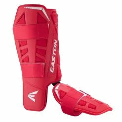 Easton Baseball/Softball Batter's Protective Leg Guard (Multiple Colors) -Outlet Fielding Gloves Store Easton Leg Guard RHH RED