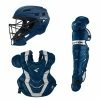 Easton Elite X Catcher's Box Set (Adult, Intermediate & Youth): Navy -Outlet Fielding Gloves Store EliteX Navy