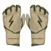 Bruce Bolt Premium Pro Military Series Long Cuff Batting Gloves: Beige -Outlet Fielding Gloves Store IMG 0880