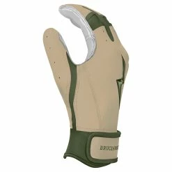 Bruce Bolt Premium Pro Military Series Short Cuff Batting Gloves: Beige -Outlet Fielding Gloves Store IMG 0889