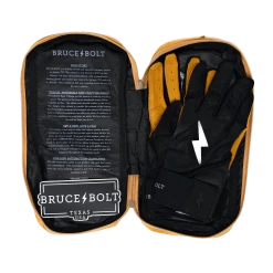 Bruce Bolt PREMIUM PRO Long Cuff Batting Gloves: Black 15 Bruce Bolt PREMIUM PRO Long Cuff Batting Gloves: Black -Outlet Fielding Gloves Store LC BLKG BAG2