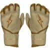Bruce Bolt PREMIUM PRO Gold Series Batting Gloves: Long Cuff -Outlet Fielding Gloves Store LC GLD HERO