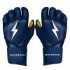 Bruce Bolt PREMIUM PRO Long Cuff Batting Gloves: Navy -Outlet Fielding Gloves Store LC NVYG HERO