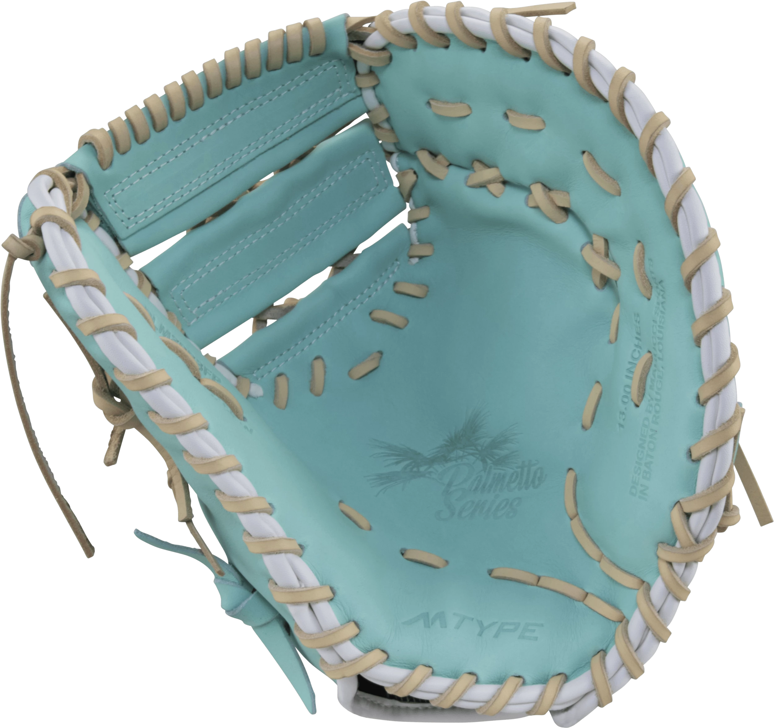 Marucci Palmetto 39S3 13" Fastpitch First Base Mitt: MFGPLM39S3FP 5 Marucci Palmetto 39S3 13" Fastpitch First Base Mitt: MFGPLM39S3FP - Image 3
