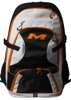 Miken Baseball And Softball Backpack: MKBG18-BP -Outlet Fielding Gloves Store MKBG18 BP Orange