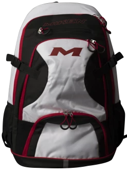 Miken Baseball And Softball Backpack: MKBG18-BP -Outlet Fielding Gloves Store MKBG18 BP Red
