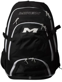 Miken Baseball And Softball Backpack: MKBG18-BP -Outlet Fielding Gloves Store MKBG18 BP white