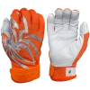 2022 Spiderz PRIZM Batting Gloves: Orange/Silver -Outlet Fielding Gloves Store PRIZM OrangeSilver