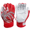 2022 Spiderz PRIZM Batting Gloves: Red/Silver -Outlet Fielding Gloves Store PRIZM RedSilver