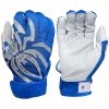 2022 Spiderz PRIZM Batting Gloves: Royal Blue/Silver -Outlet Fielding Gloves Store PRIZM RoyalBlueSilver