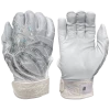 2022 Spiderz PRIZM Batting Gloves: White/Silver -Outlet Fielding Gloves Store PRIZM WhiteSilver