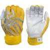2022 Spiderz PRIZM Batting Gloves: Yellow/Silver -Outlet Fielding Gloves Store PRIZM YellowSilver