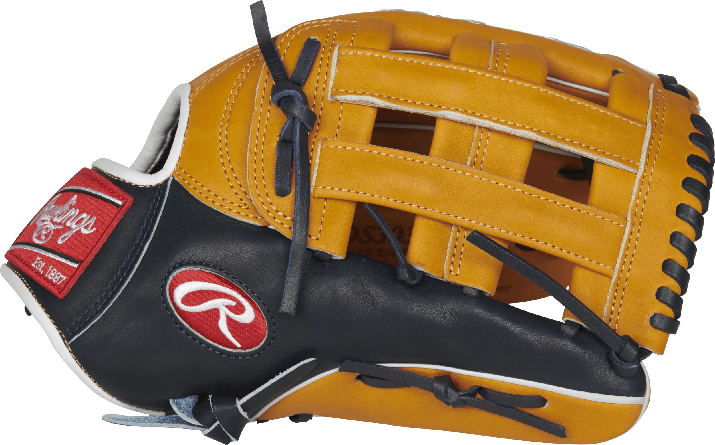 Rawlings Pro Preferred 12.75" Baseball Glove: PROS3039-6TN 5 Rawlings Pro Preferred 12.75" Baseball Glove: PROS3039-6TN - Image 3