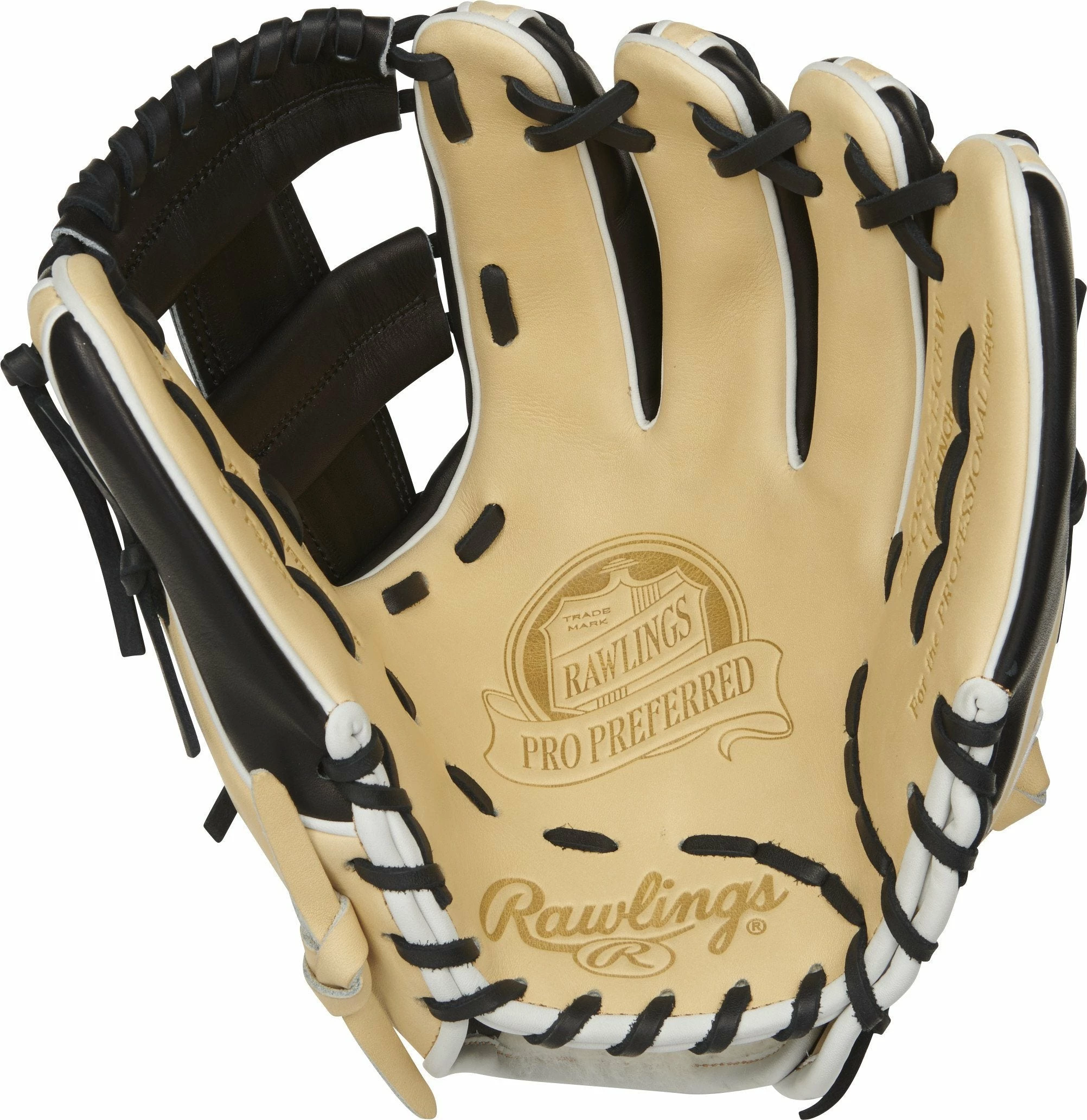 Rawlings Pro Preferred 11.5" Infield Baseball Glove: PROS314-13CBW 4 Rawlings Pro Preferred 11.5" Infield Baseball Glove: PROS314-13CBW - Image 2