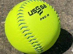 Worth 12" Super Gold Dot PRO M USSSA Slowpitch Softballs (Dozen): UM12CY -Outlet Fielding Gloves Store PhotoMar11 121045PM
