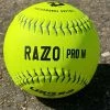 DeMarini RAZZO 12" PRO M USSSA Slowpitch Softballs (Dozen): WTDRZPMC12UB 2 DeMarini RAZZO 12" PRO M USSSA Slowpitch Softballs (Dozen): WTDRZPMC12UB -Outlet Fielding Gloves Store PhotoMar11 121138PM