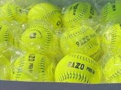 DeMarini RAZZO 12" PRO M USSSA Slowpitch Softballs (Dozen): WTDRZPMC12UB -Outlet Fielding Gloves Store PhotoMar11 121203PM
