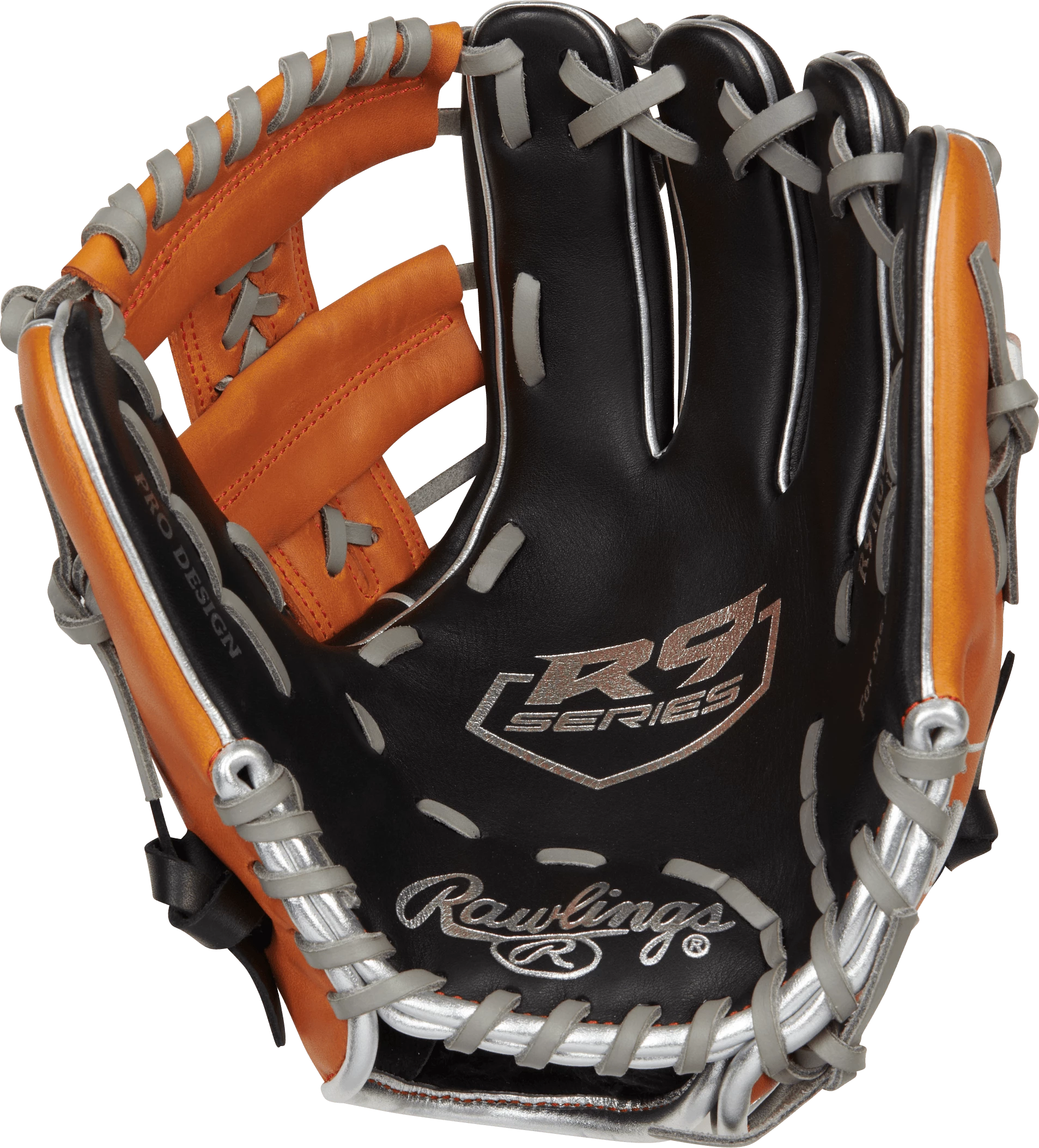 Rawlings R9 Contour Series 11" Infield Baseball Glove: R9110U-19BT 5 Rawlings R9 Contour Series 11" Infield Baseball Glove: R9110U-19BT - Image 3