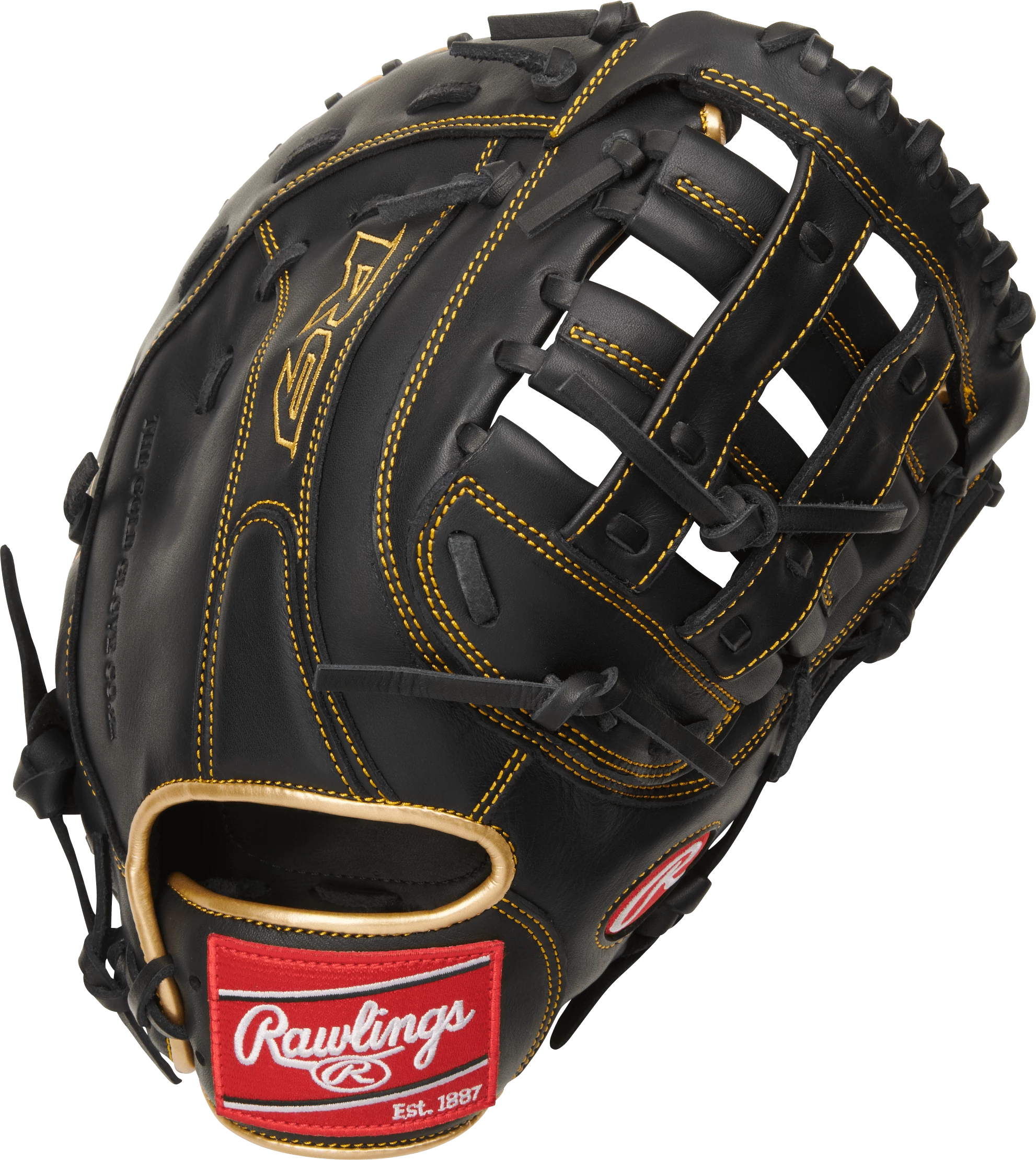 Rawlings R9 12.5" Baseball First Base Mitt: R9FM18BG 3 Rawlings R9 12.5" Baseball First Base Mitt: R9FM18BG
