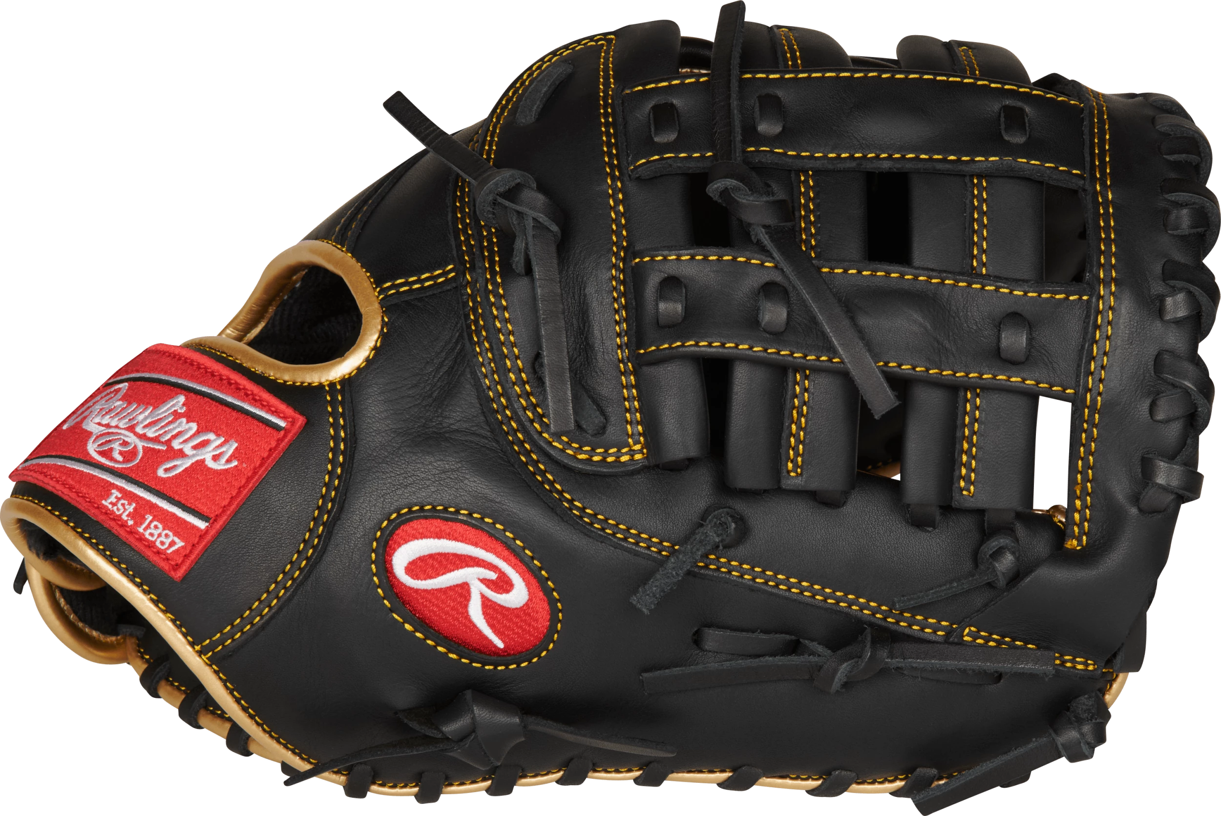 Rawlings R9 12.5" Baseball First Base Mitt: R9FM18BG 5 Rawlings R9 12.5" Baseball First Base Mitt: R9FM18BG - Image 3
