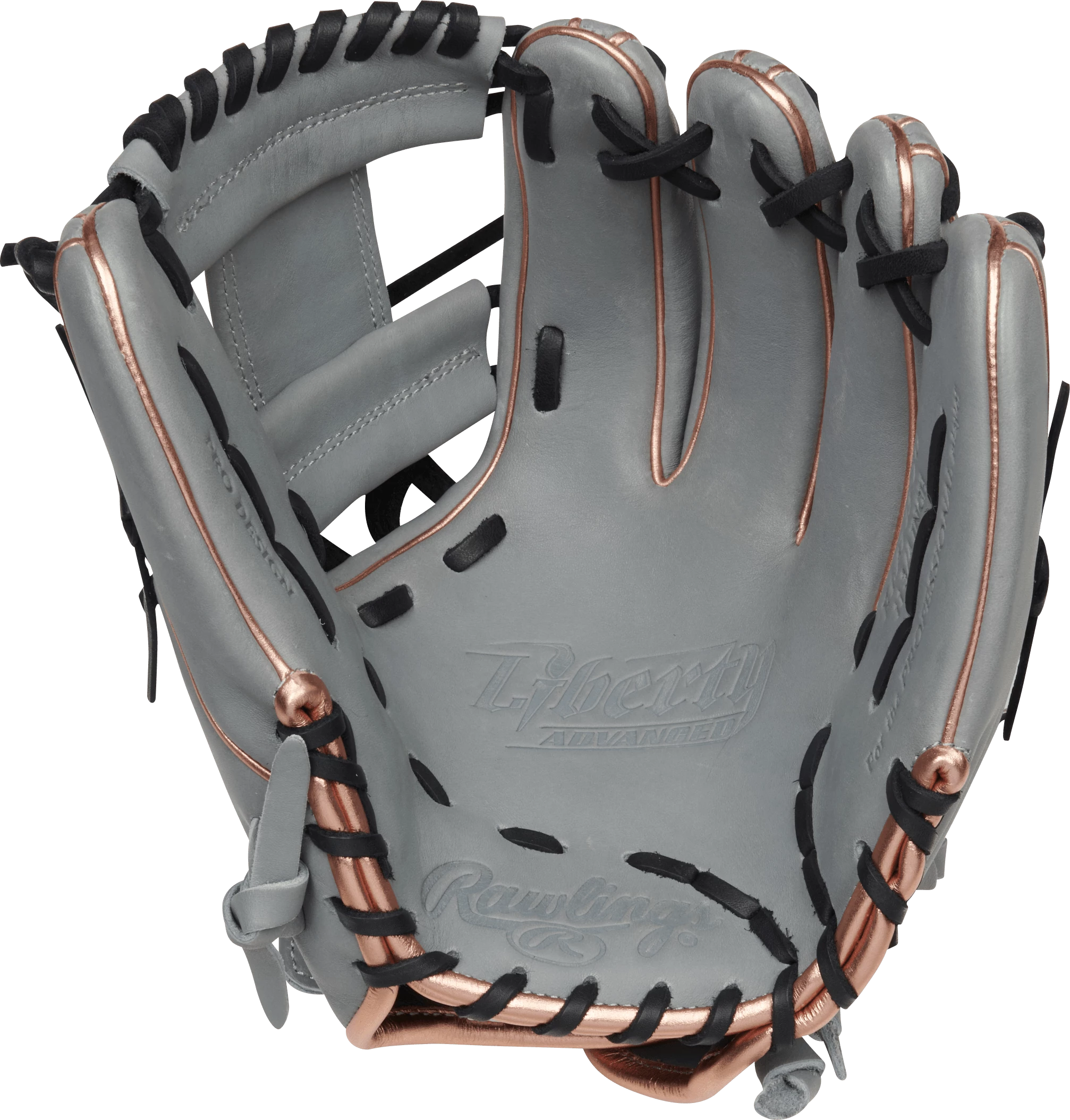 Rawlings Liberty Advanced 11.75" Fastpitch Softball Glove: RLA715-2G 4 Rawlings Liberty Advanced 11.75" Fastpitch Softball Glove: RLA715-2G - Image 2