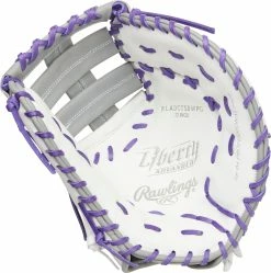 Rawlings Liberty Advanced Color Series 13" Fastpitch First Base Mitt: RLADCTSB (Multiple Colors) -Outlet Fielding Gloves Store RLADCTSBWPG 1 png