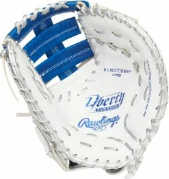Rawlings Liberty Advanced Color Series 13" Fastpitch First Base Mitt: RLADCTSB (Multiple Colors) -Outlet Fielding Gloves Store RLADCTSBWRP 1 png