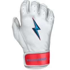 Bruce Bolt PREMIUM PRO BRINSON Series Short Cuff Batting Gloves: White 10 Bruce Bolt PREMIUM PRO BRINSON Series Short Cuff Batting Gloves: White -Outlet Fielding Gloves Store SC LBW RIGHT