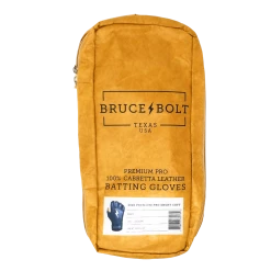 Bruce Bolt PREMIUM PRO Short Cuff Batting Gloves: Navy -Outlet Fielding Gloves Store SC NVYG BAG