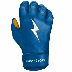 Bruce Bolt PREMIUM PRO Short Cuff Batting Gloves: Royal 21 Bruce Bolt PREMIUM PRO Short Cuff Batting Gloves: Royal -Outlet Fielding Gloves Store SC ROYG RIGHT