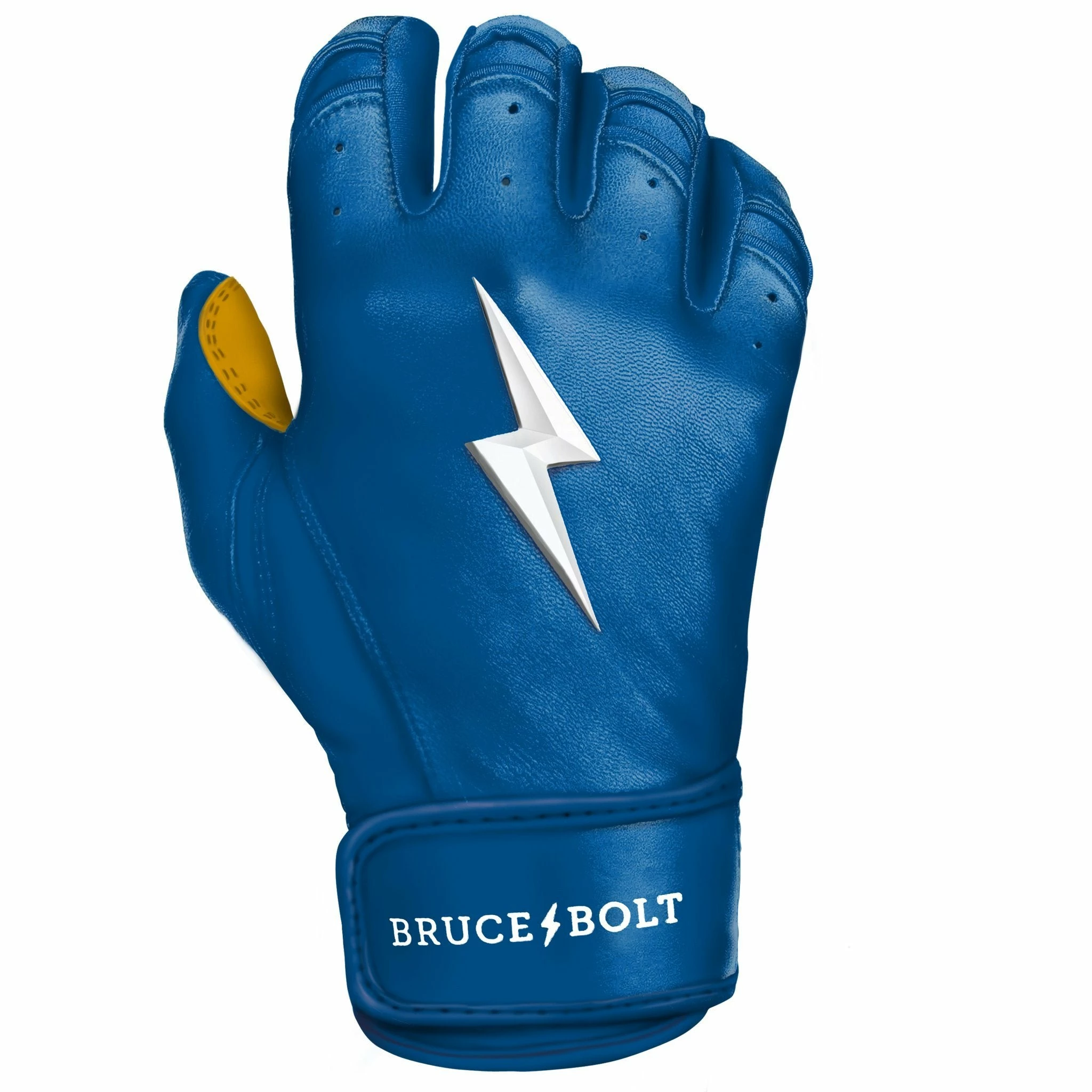 Bruce Bolt PREMIUM PRO Short Cuff Batting Gloves: Royal 12 Bruce Bolt PREMIUM PRO Short Cuff Batting Gloves: Royal - Image 10