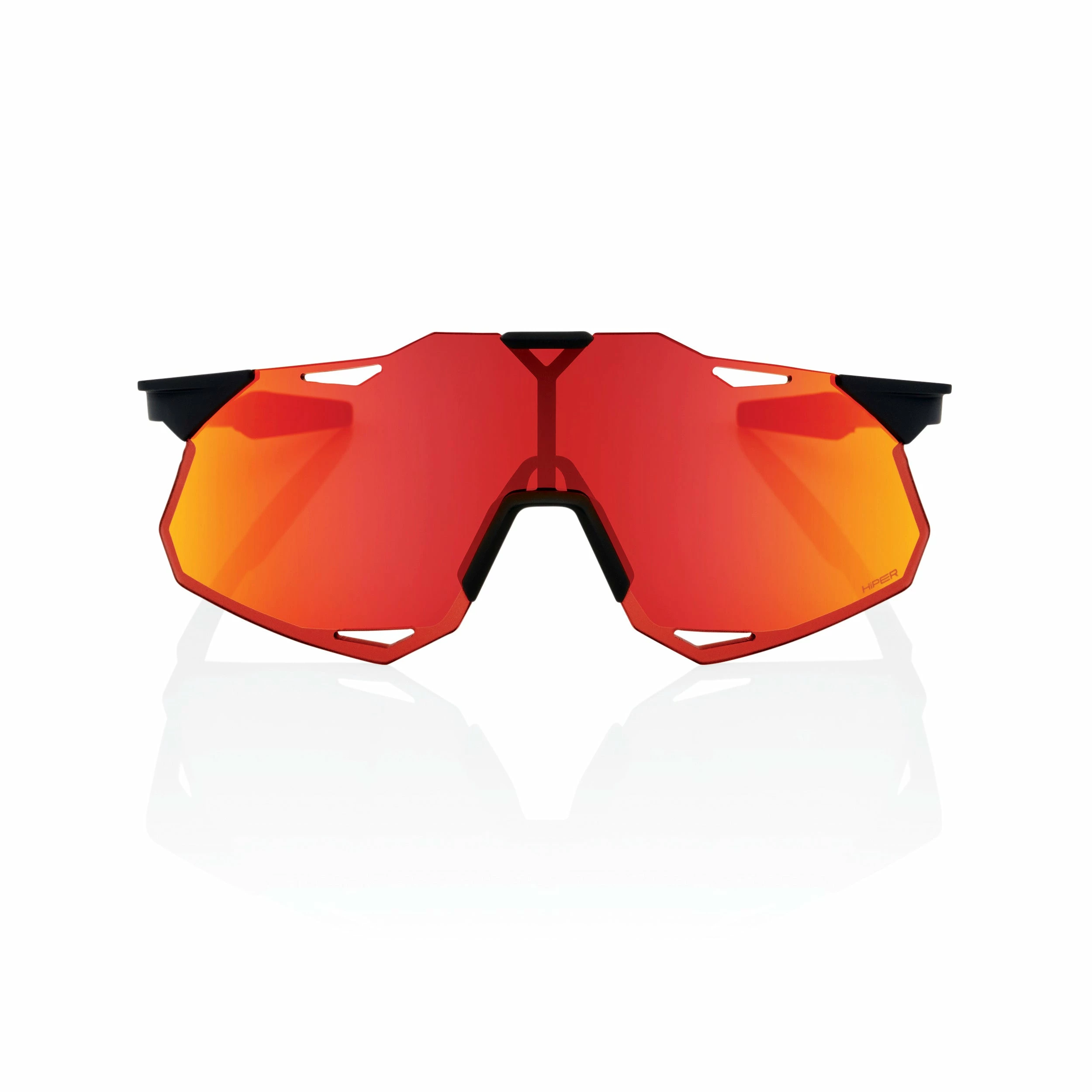 100% HYPERCRAFT XS (Youth) Sunglasses Soft Tact Black - HiPER Red Multilayer Mirror Lens 6 100% HYPERCRAFT XS (Youth) Sunglasses Soft Tact Black - HiPER Red Multilayer Mirror Lens - Image 4