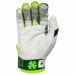 2023 Spiderz Ltd Ed "Lucky" ENDITE Batting Gloves: Dark Green/Kelly Green/White -Outlet Fielding Gloves Store Spiderz Lucky Batting Gloves 2