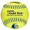 Worth 12" USSSA Super Gold Dot Classic M Softballs (Dozen): UC12SY -Outlet Fielding Gloves Store UC12SY
